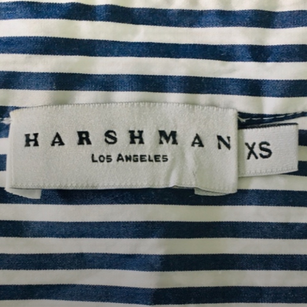 Anthropologie Harshman Navy Stripped Tunic - Picture 4 of 5